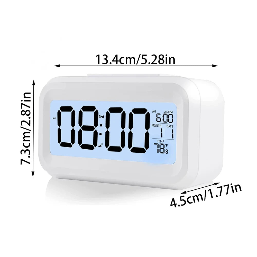 Digital LCD Alarm Clock
