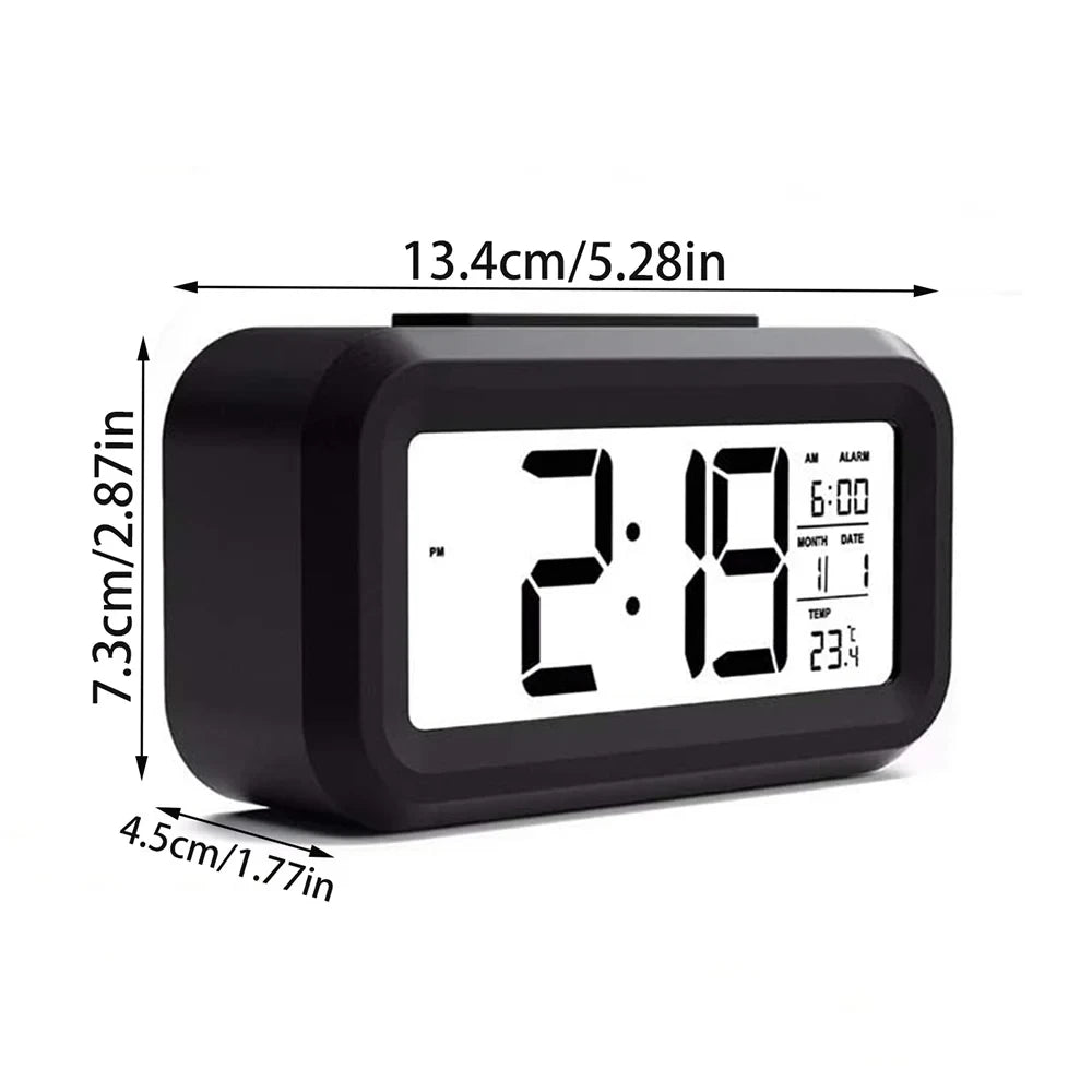 Digital LCD Alarm Clock